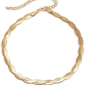 Women,Dainty Gold Necklace,14k Gold Plated Snake,Gold Chain Choker Necklaces
